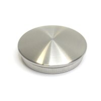 Edelstahl Endkappe V2A 42,4x2mm leicht gewölbt