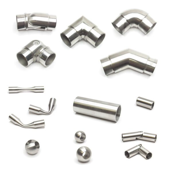 Geländer Verbinder Steckfitting Edelstahl Verbinder Bogen Zubehör