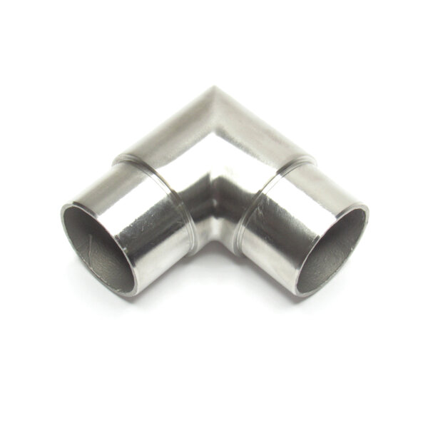 Edelstahl Eckverbinder 90° eckig für Rohr 42,4x2mm