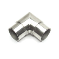 Edelstahl Eckverbinder 90° eckig für Rohr 42,4x2mm