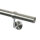 Edelstahl Handlauf Set mit Klickrosette Kugelring_42,4mm_ohne Endkappe_3400mm 4 Halter